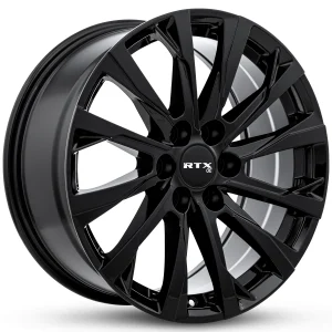 RTX Wheels – GM-03 – Black – 18″x8″ 35mm – All weather Wheels – 083239